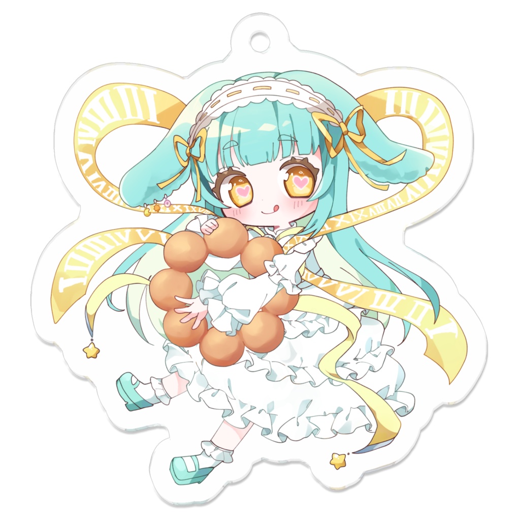 【八烏ぐる】ぐるがぎゅっ!アクリルキーホルダーB(ドーナツ)