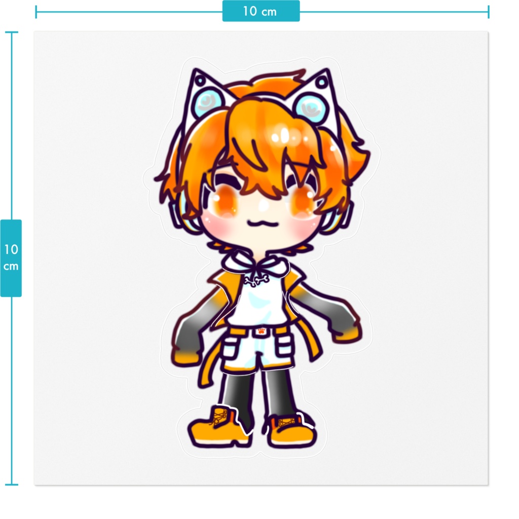 白乃晴翔ステッカー