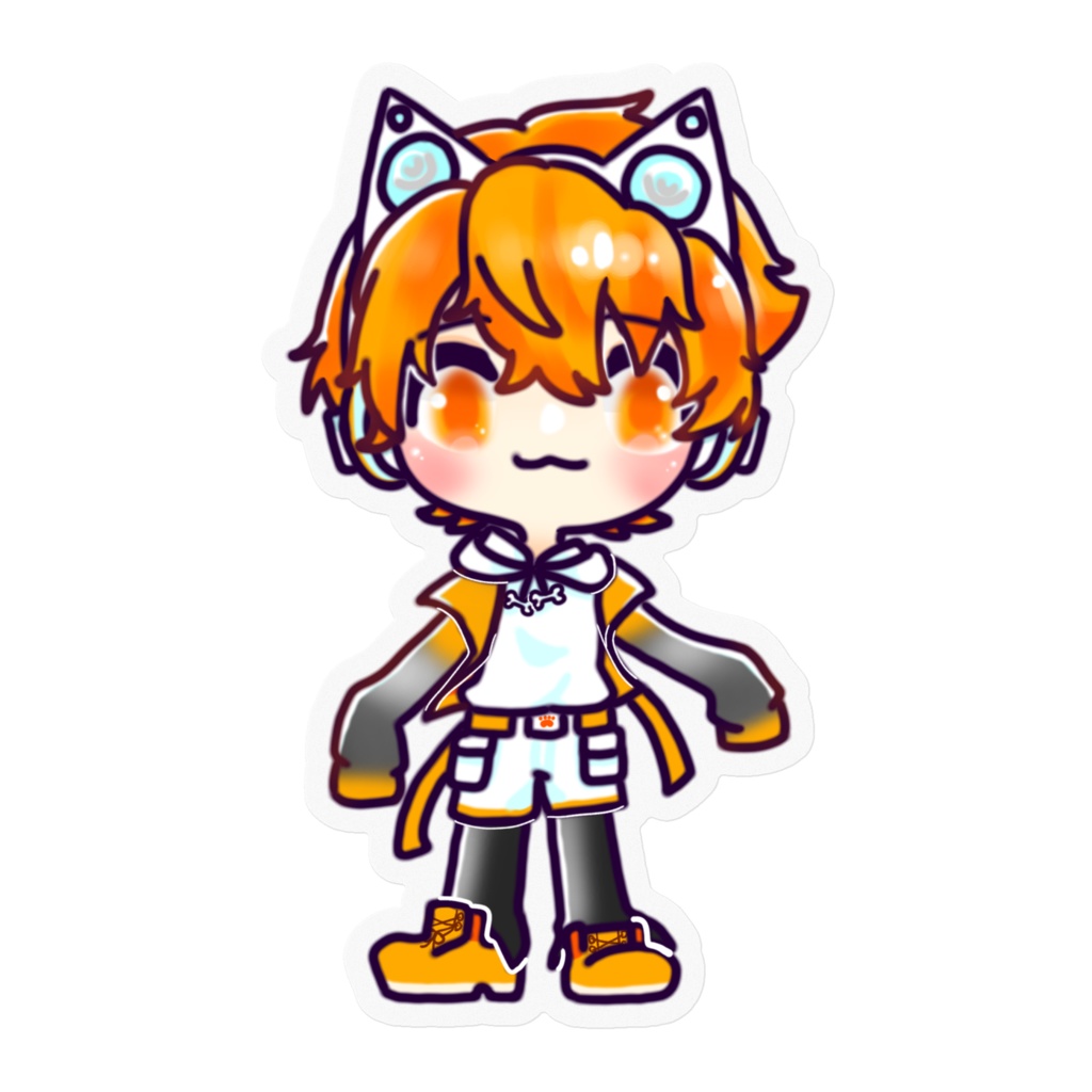白乃晴翔ステッカー