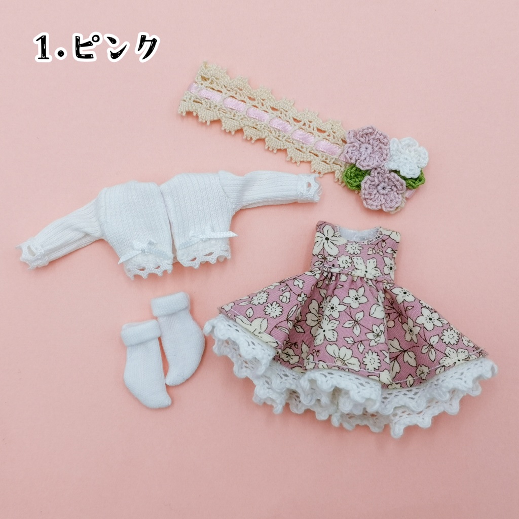 春爛漫🌸花々ワンピースセット