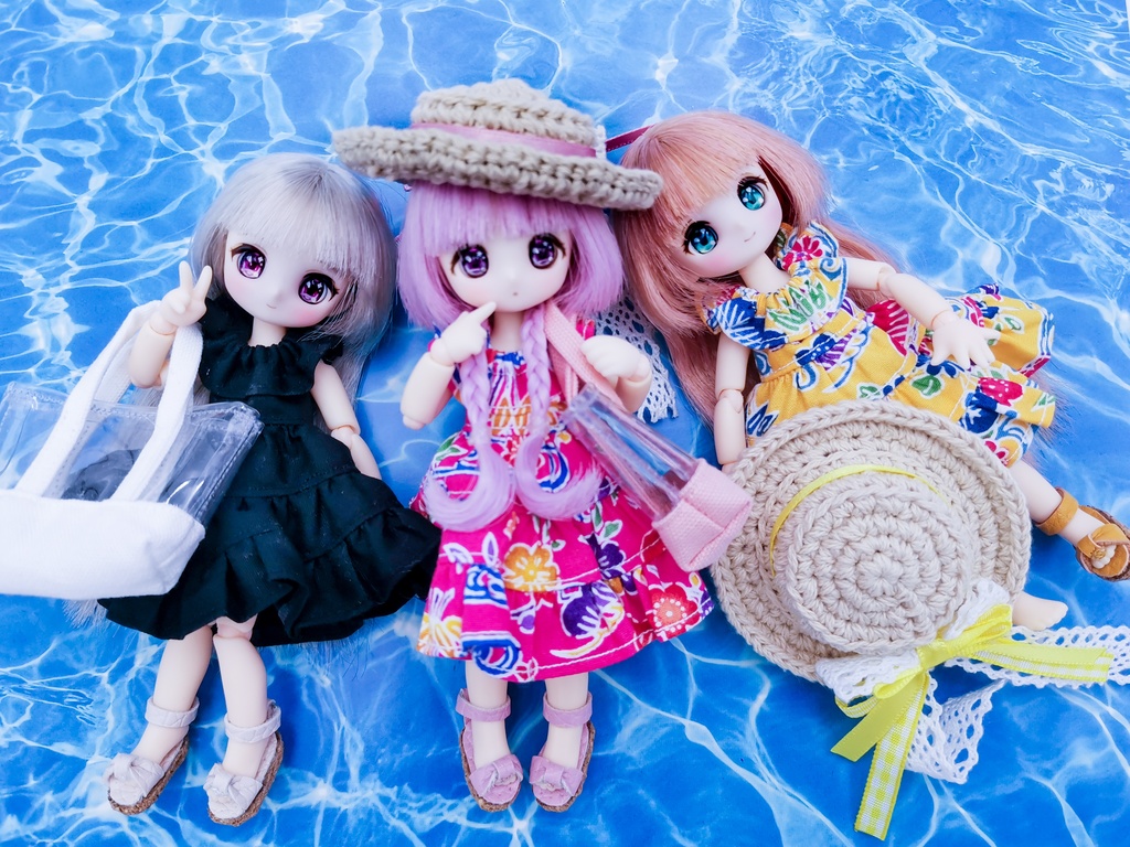 夏サンサン🌺ティアードワンピースセット