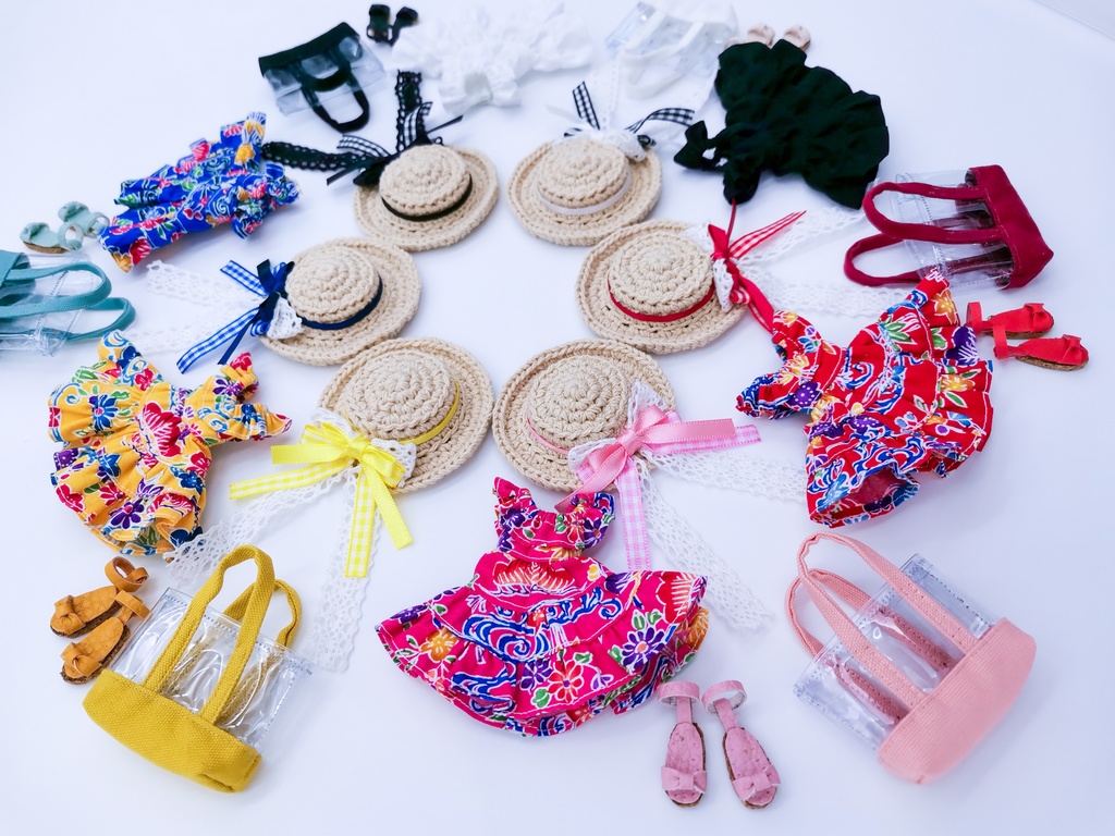 夏サンサン🌺ティアードワンピースセット