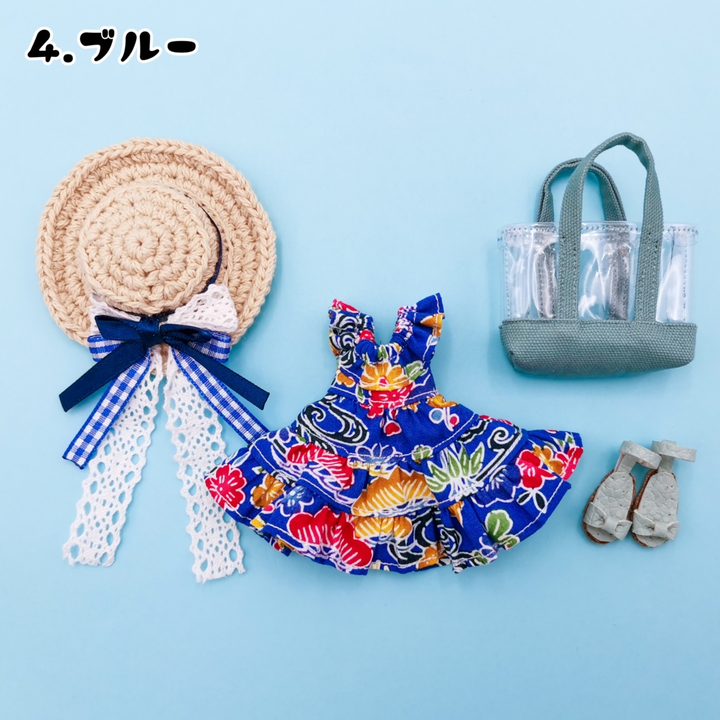 夏サンサン🌺ティアードワンピースセット