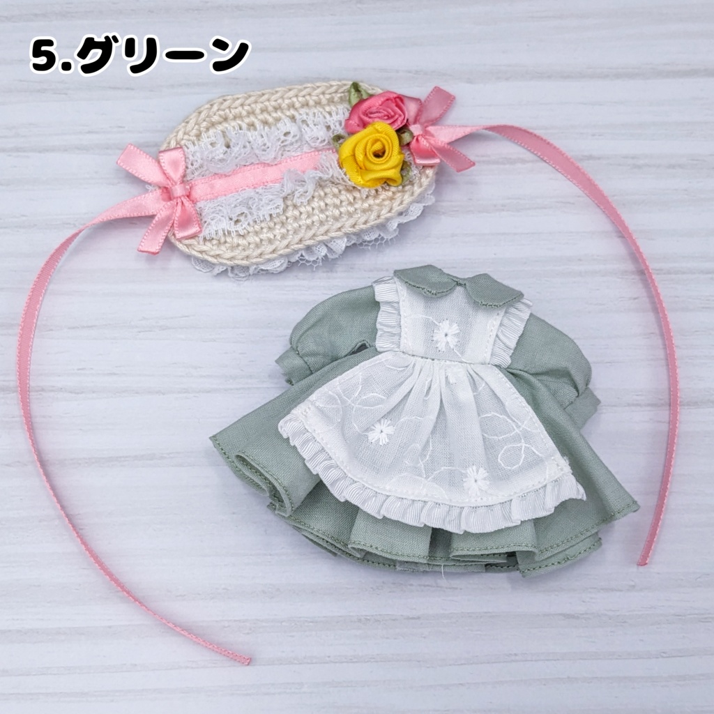 エプロンワンピースセット🌹