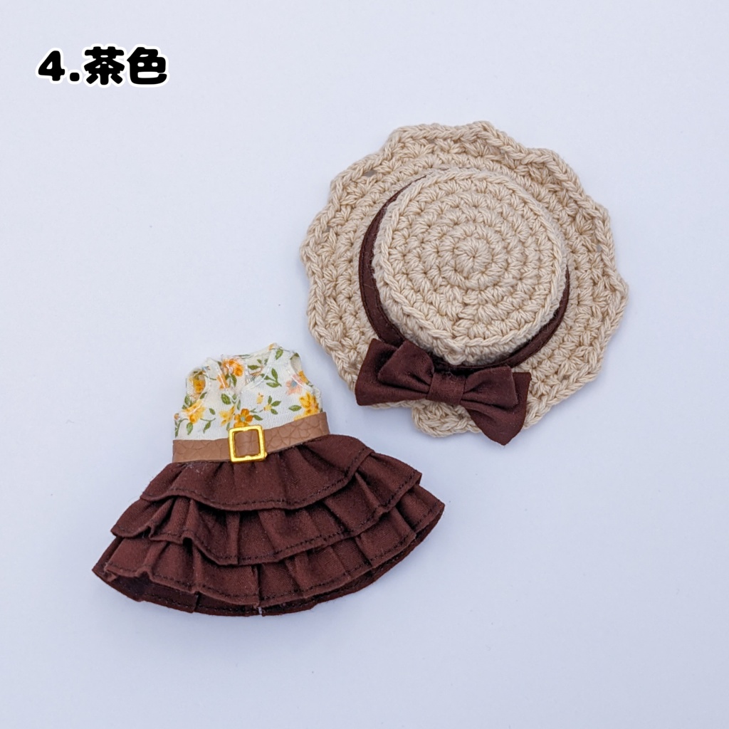 花柄フリルワンピースセット