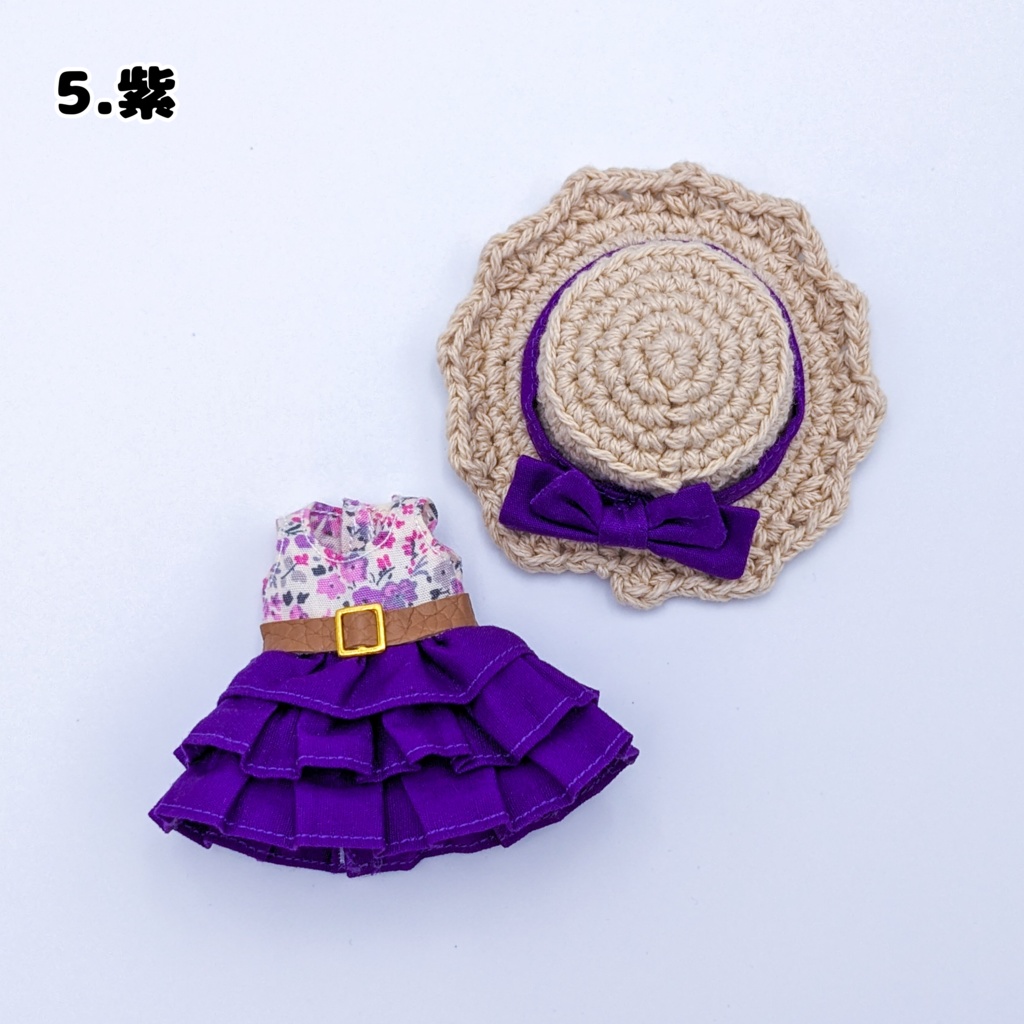 花柄フリルワンピースセット