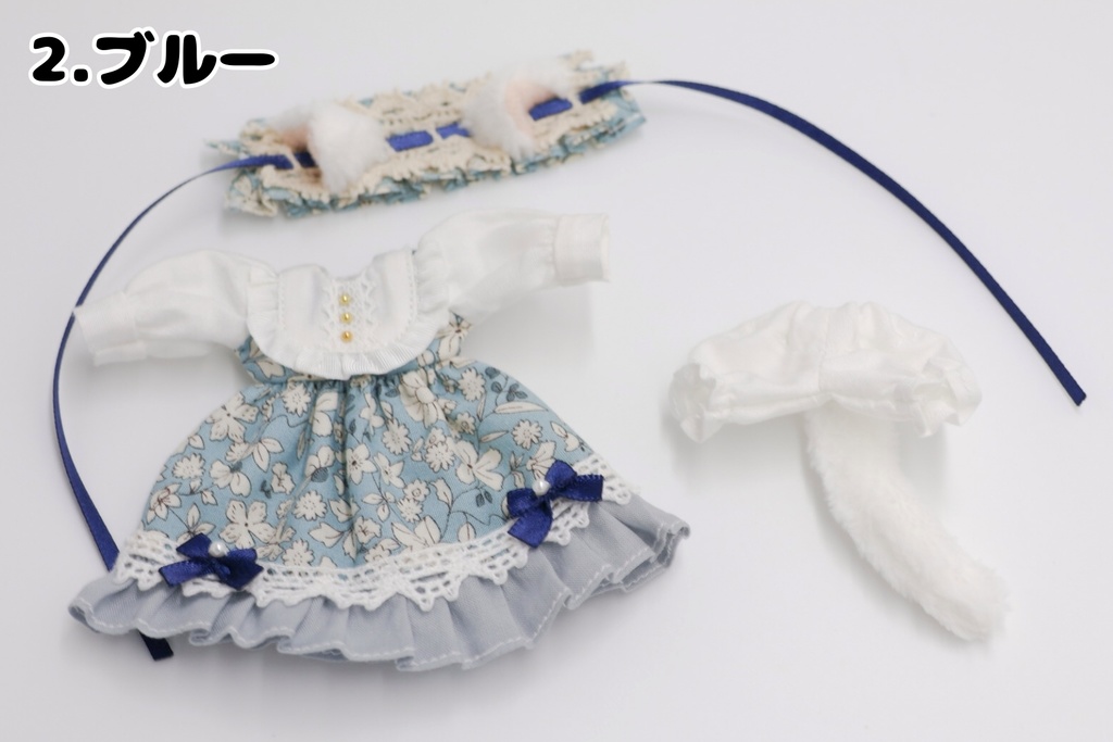 猫ちゃんお花ワンピースセット🐱