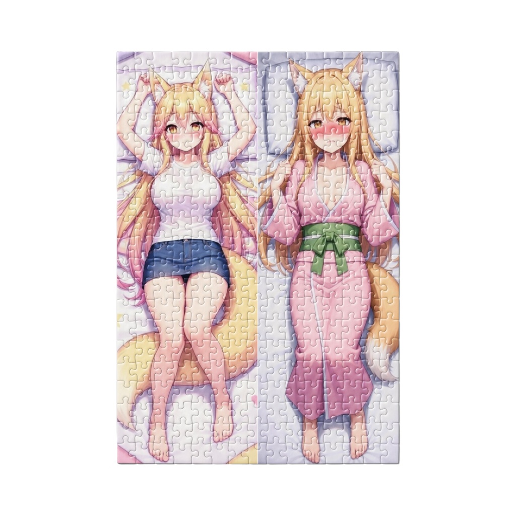 狐と狼の日常譚 パズル(あや&月華)
