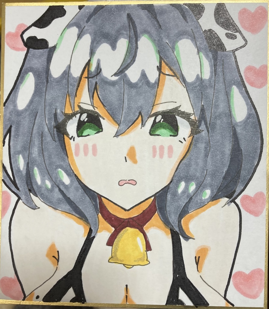 白銀ノエル 色紙
