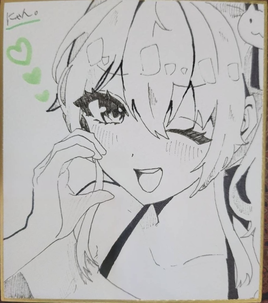 夏色まつり 色紙