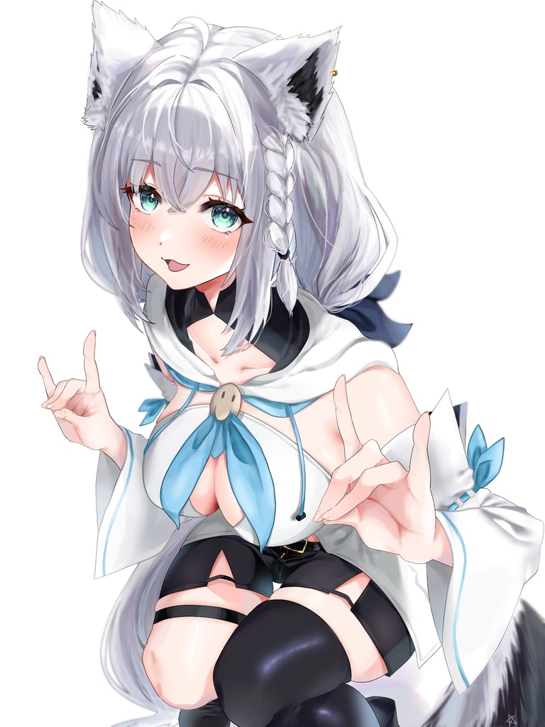 白上フブキ ポストカード