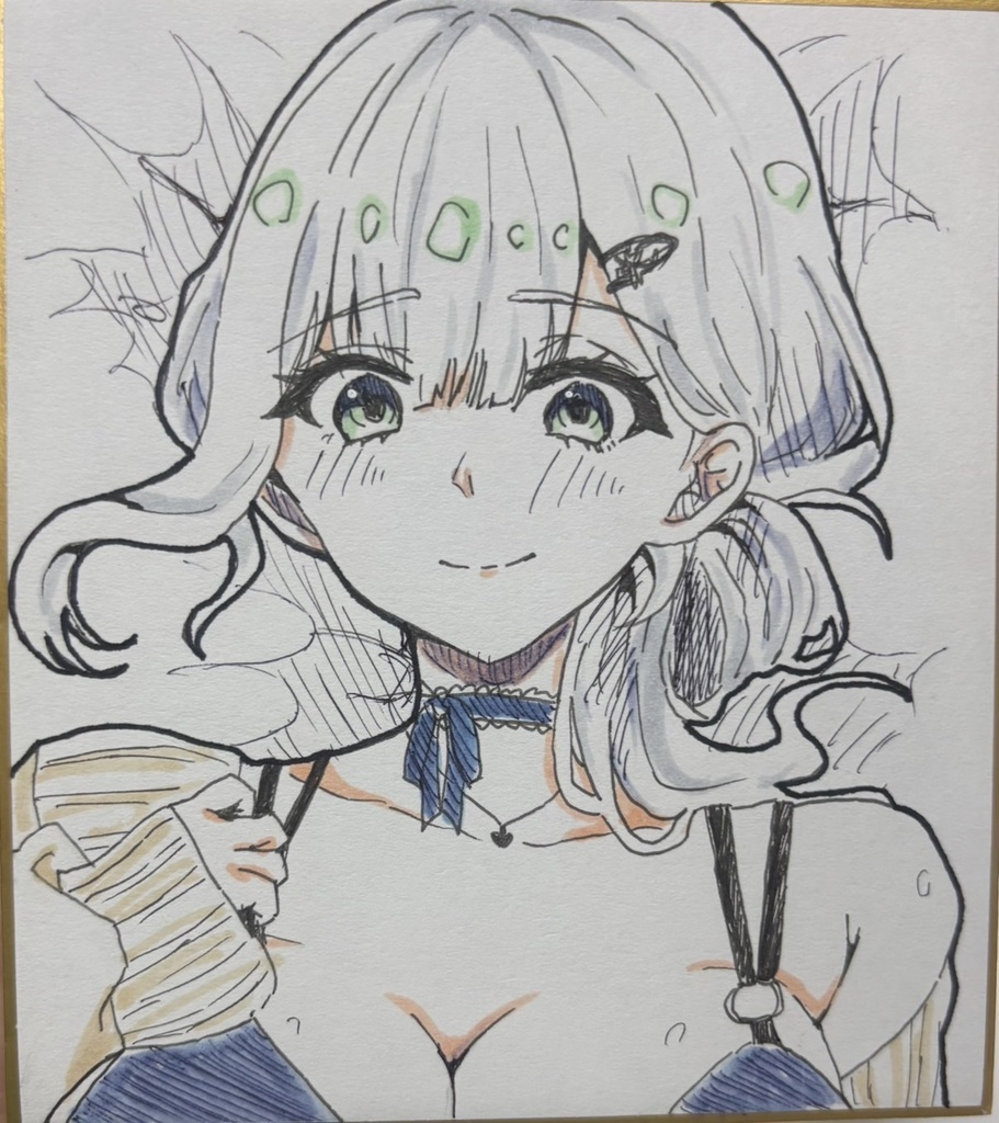 白銀ノエル 色紙
