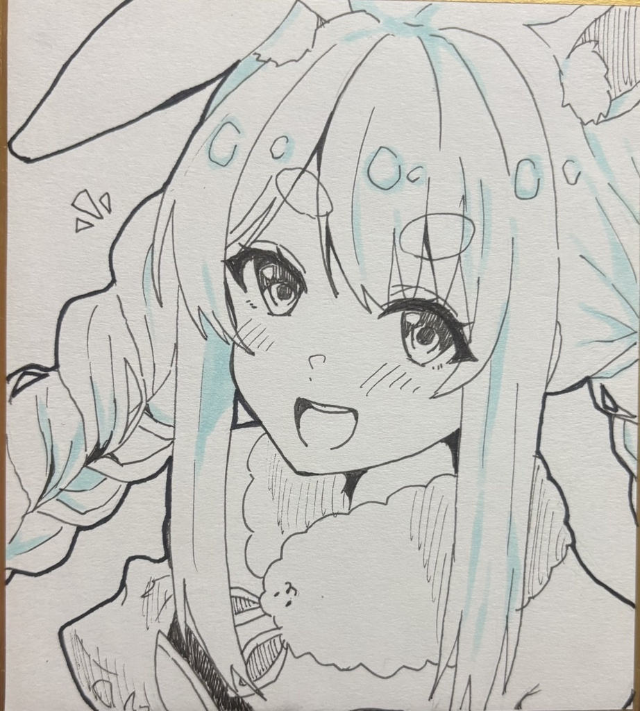 兎田 ぺこら 色紙