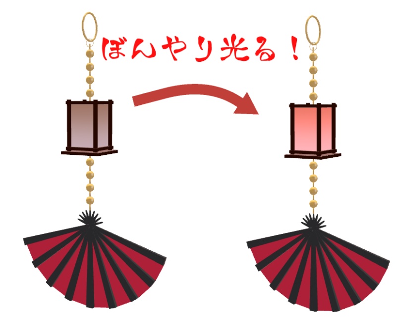 和風イヤリング