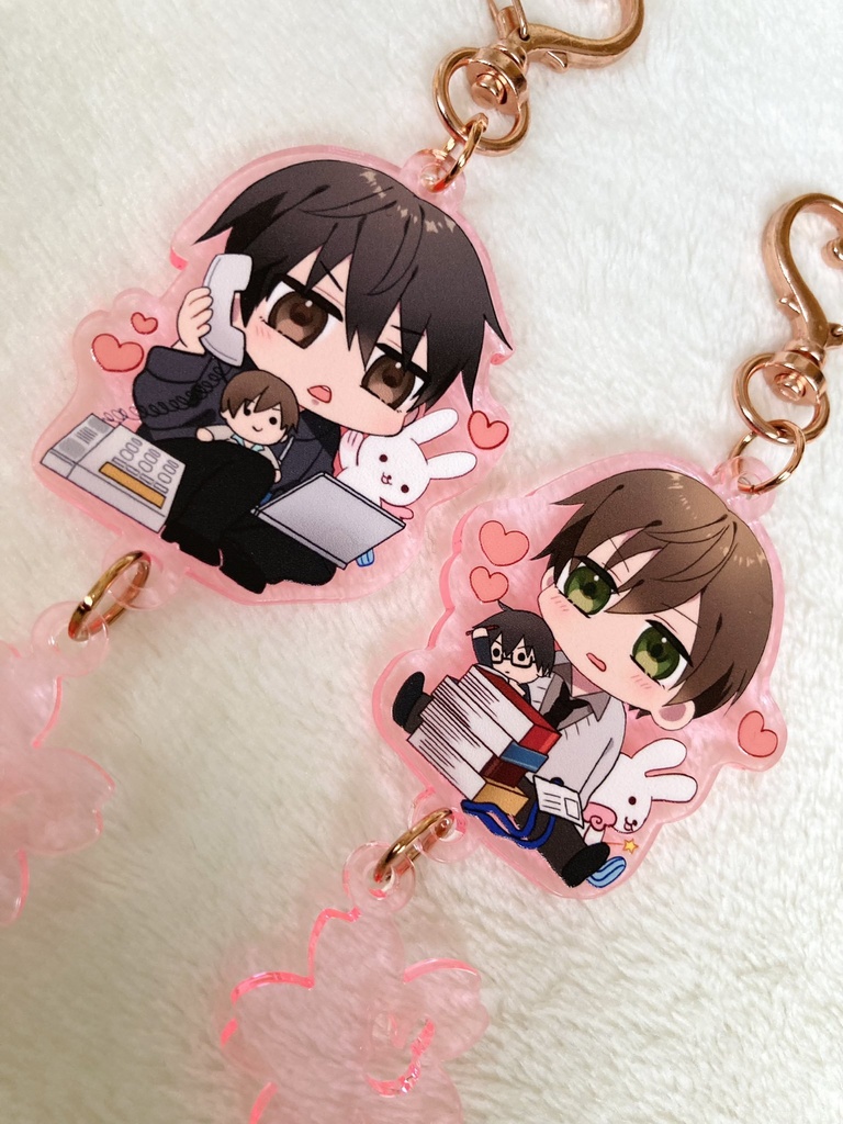 高律嵯峨律アクリルキーホルダー