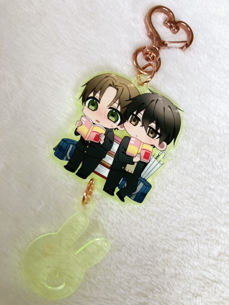 高律嵯峨律アクリルキーホルダー