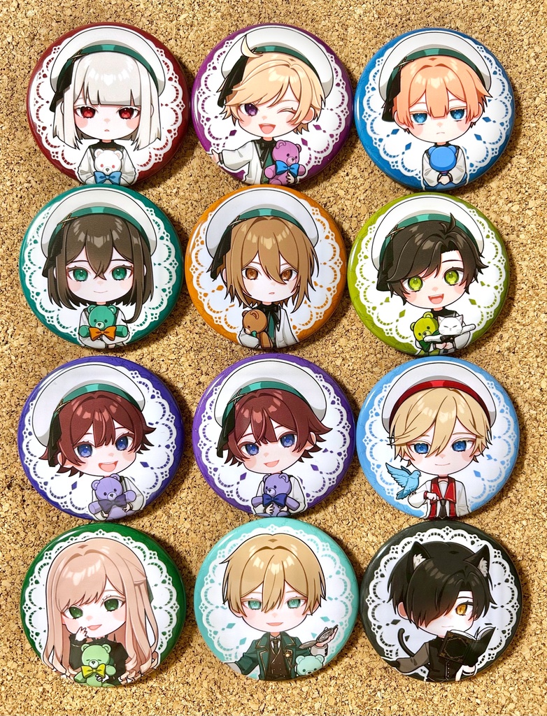 Sacred Syndromeクラファン返礼品缶バッジ(余り分)