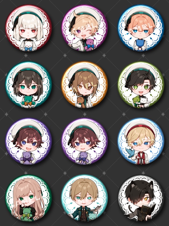 Sacred Syndromeクラファン返礼品缶バッジ(余り分)