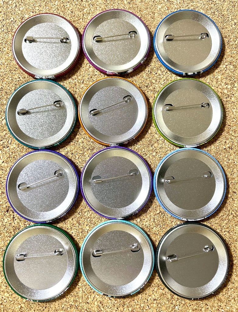 Sacred Syndromeクラファン返礼品缶バッジ(余り分)