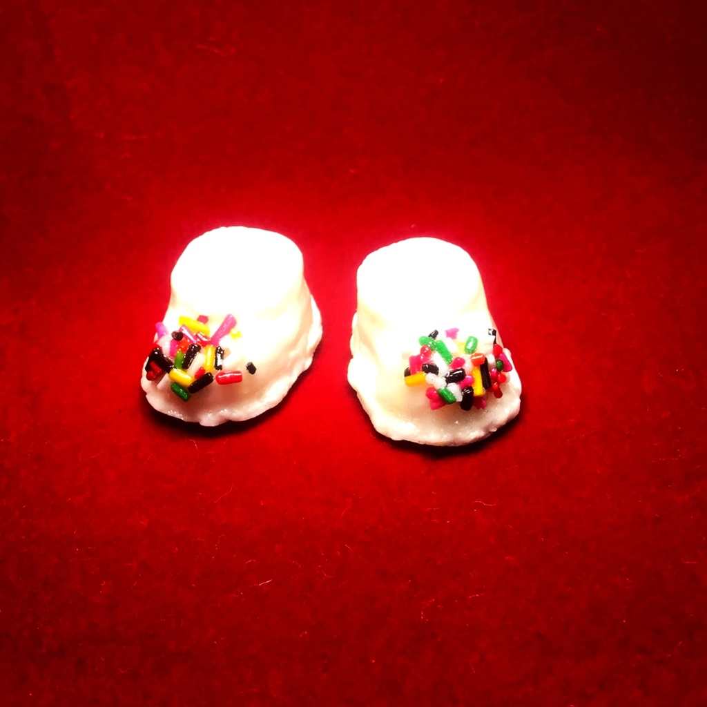ぬい靴  チョコスプレーかけアイスのおくつ
