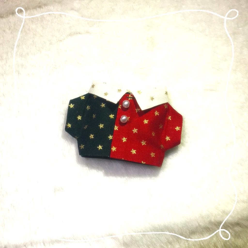 ぬい服 クリスマス聖なるお星様シャツ