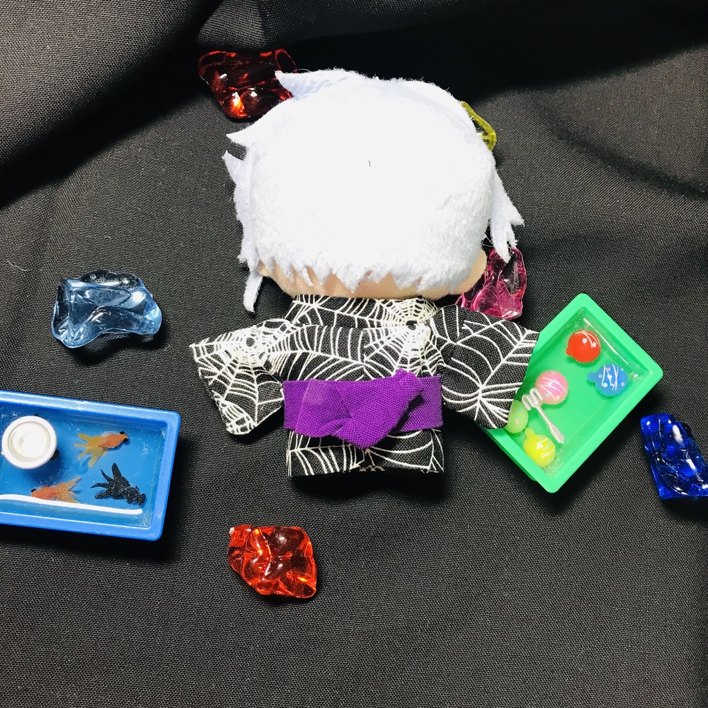 ぬい服 光る!!スパイダー浴衣!