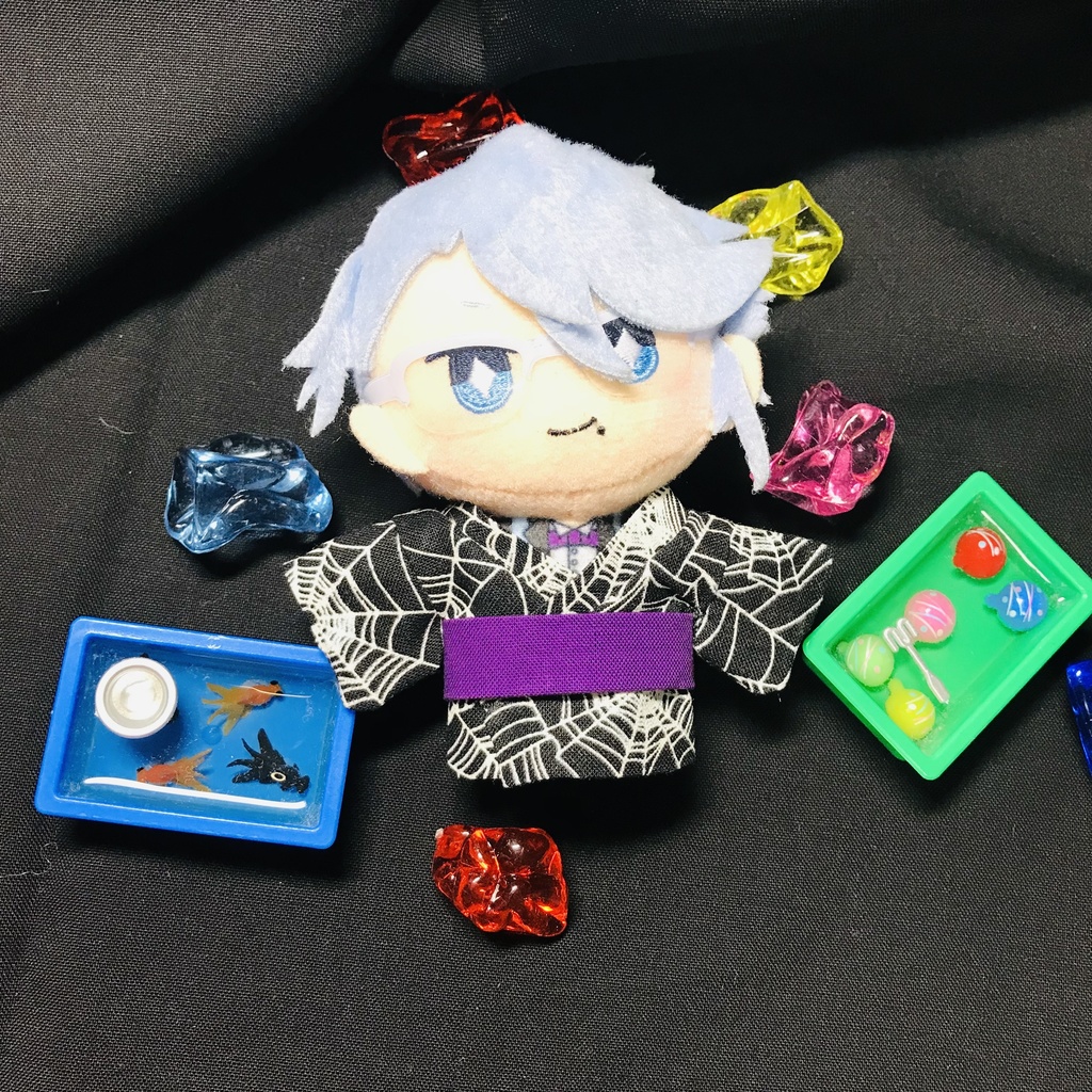 ぬい服 光る!!スパイダー浴衣!