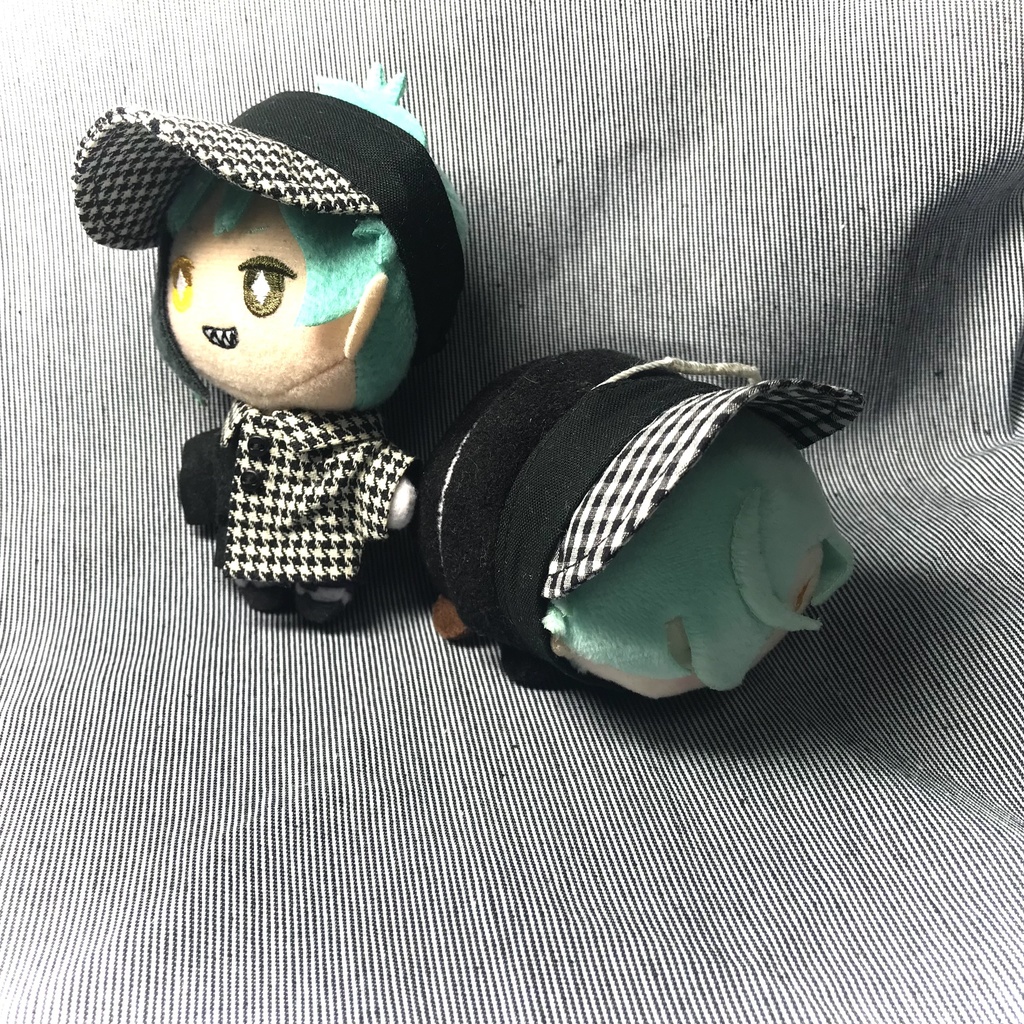 ぬい帽子 モノクロサンバイザー