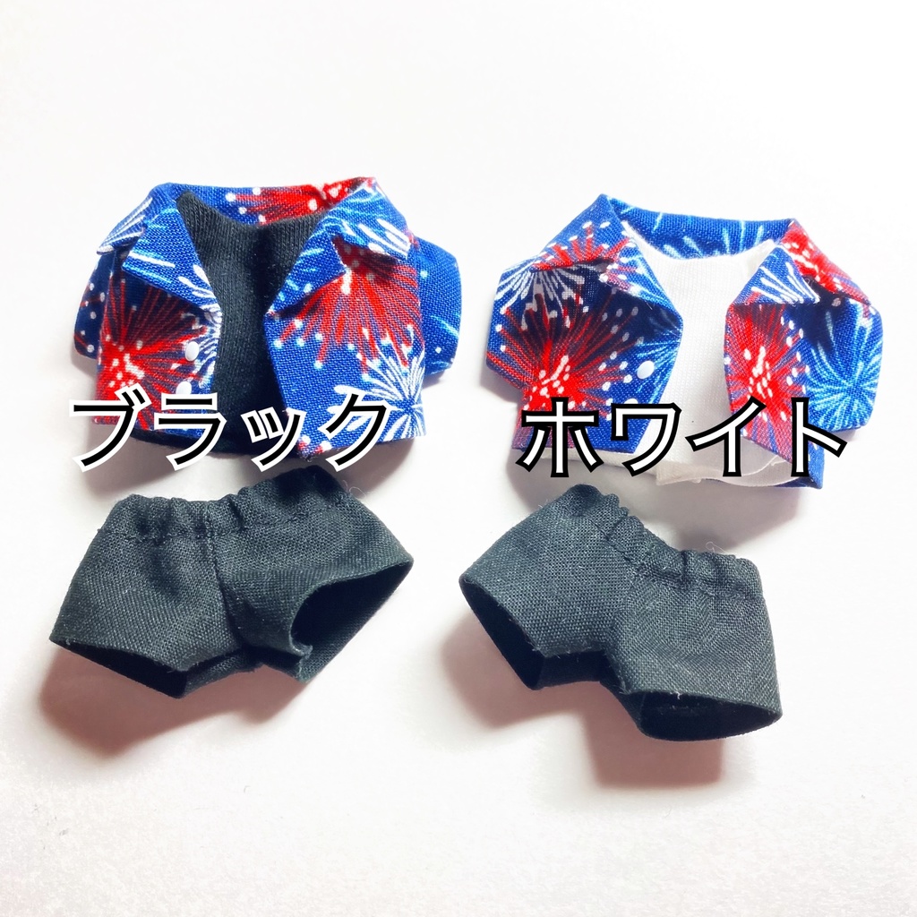ぬい服 花火の夏服セット