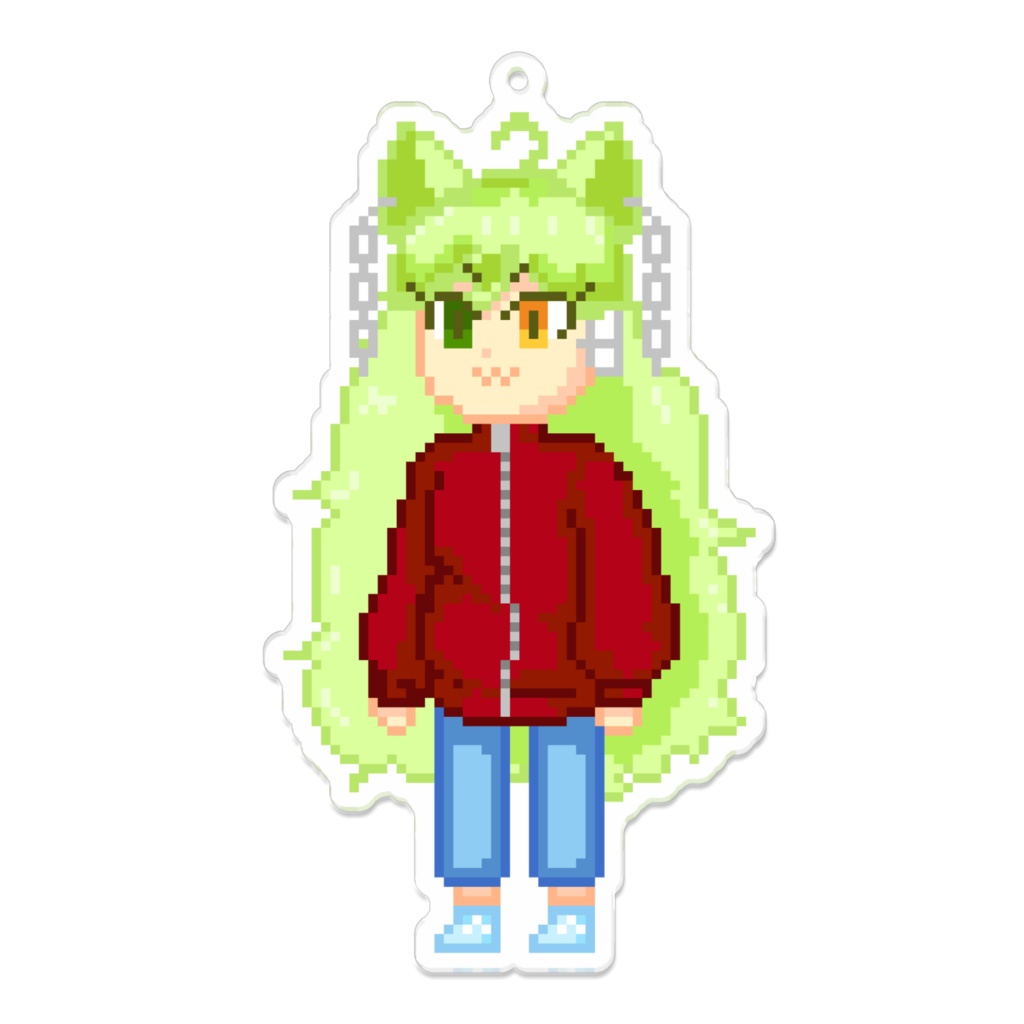 緋木コモリ ドット絵アクキー