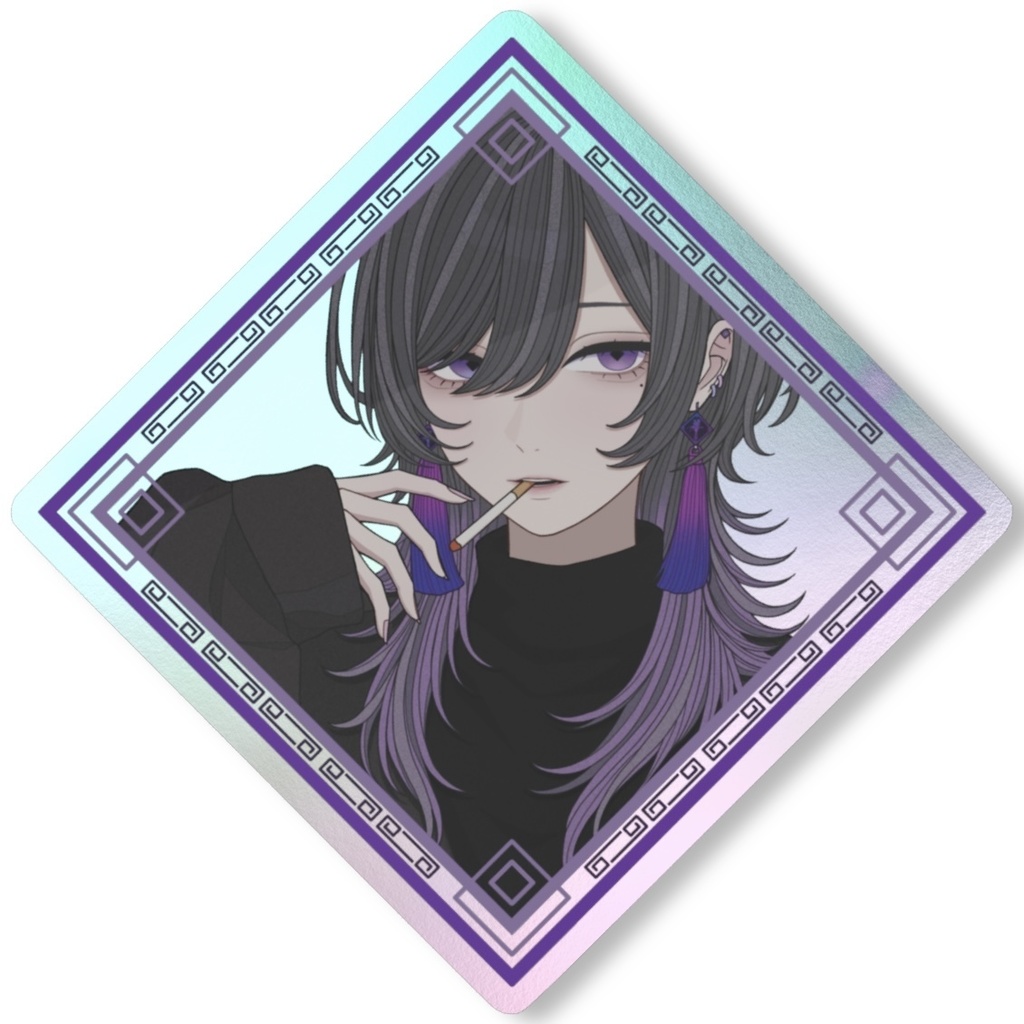 糸婁ノマ【戒】◆オーロラステッカー
