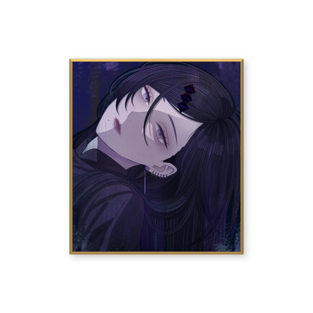紅藍ロナ【落】◆ミニ色紙