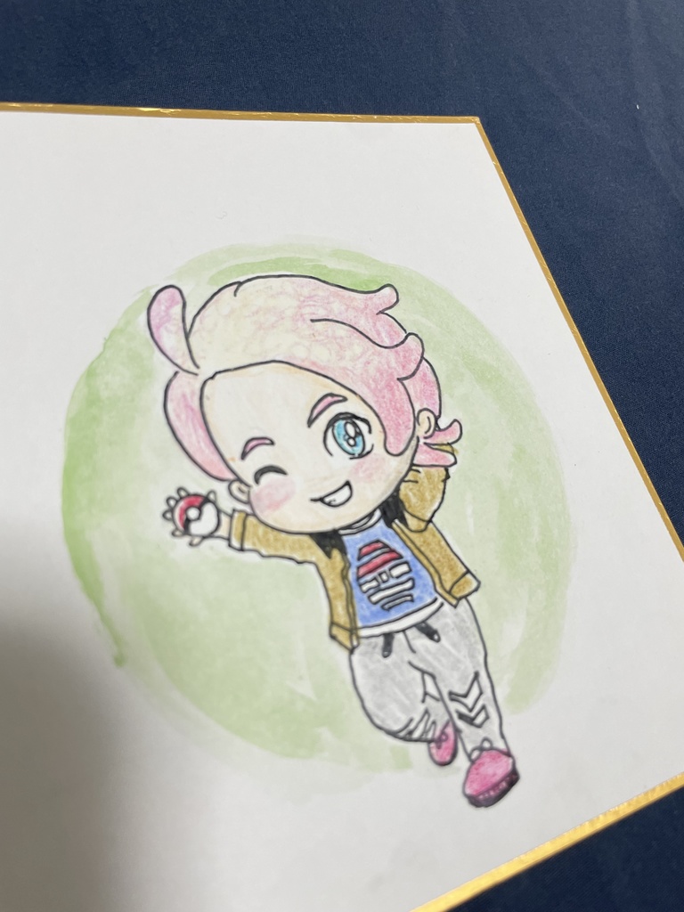 ポケモン【ガイ】アナログ手描き原画①