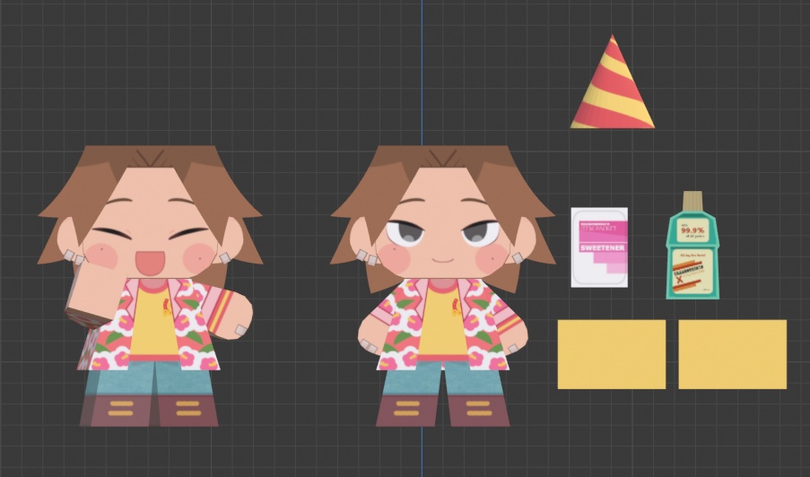 【非公式ファンメイド】ダイスケくんのペーパークラフト【Mouthwashing paper craft】