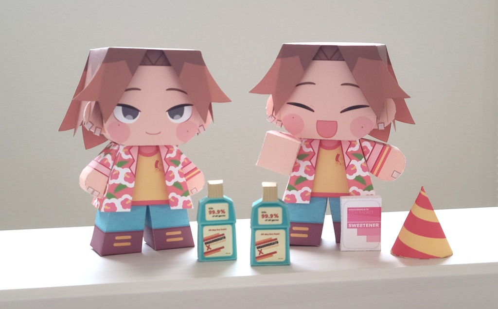 【非公式ファンメイド】ダイスケくんのペーパークラフト【Mouthwashing paper craft】