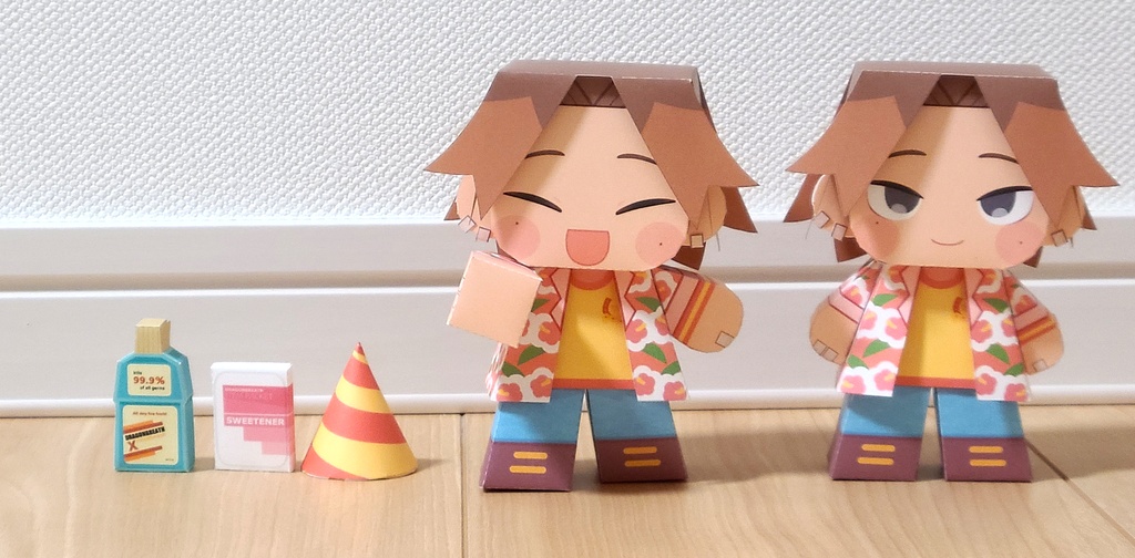 【非公式ファンメイド】ダイスケくんのペーパークラフト【Mouthwashing paper craft】