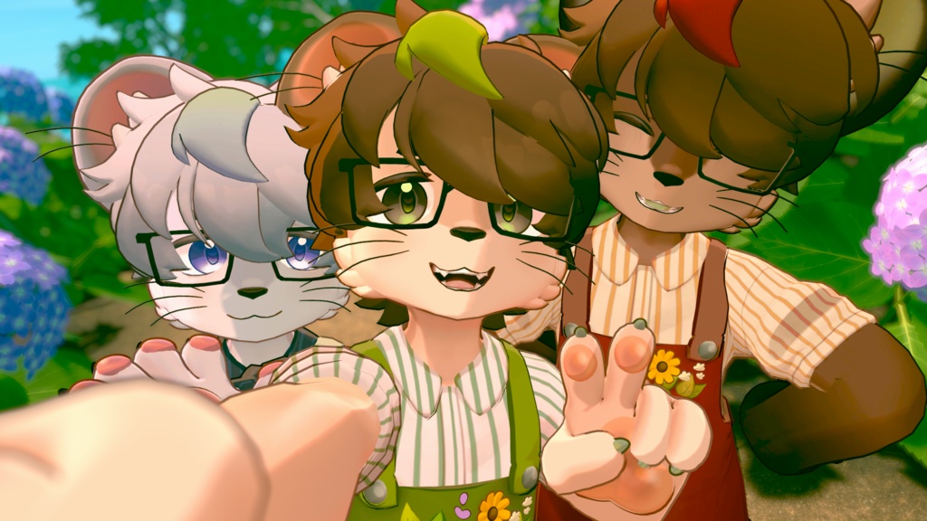 「Mokke(木気)」【VRChat想定3Dモデル】