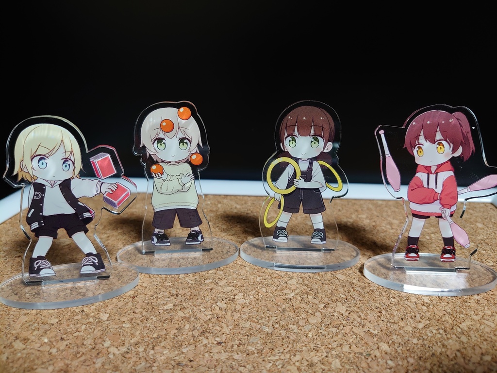 ジャグリングアクリルスタンド