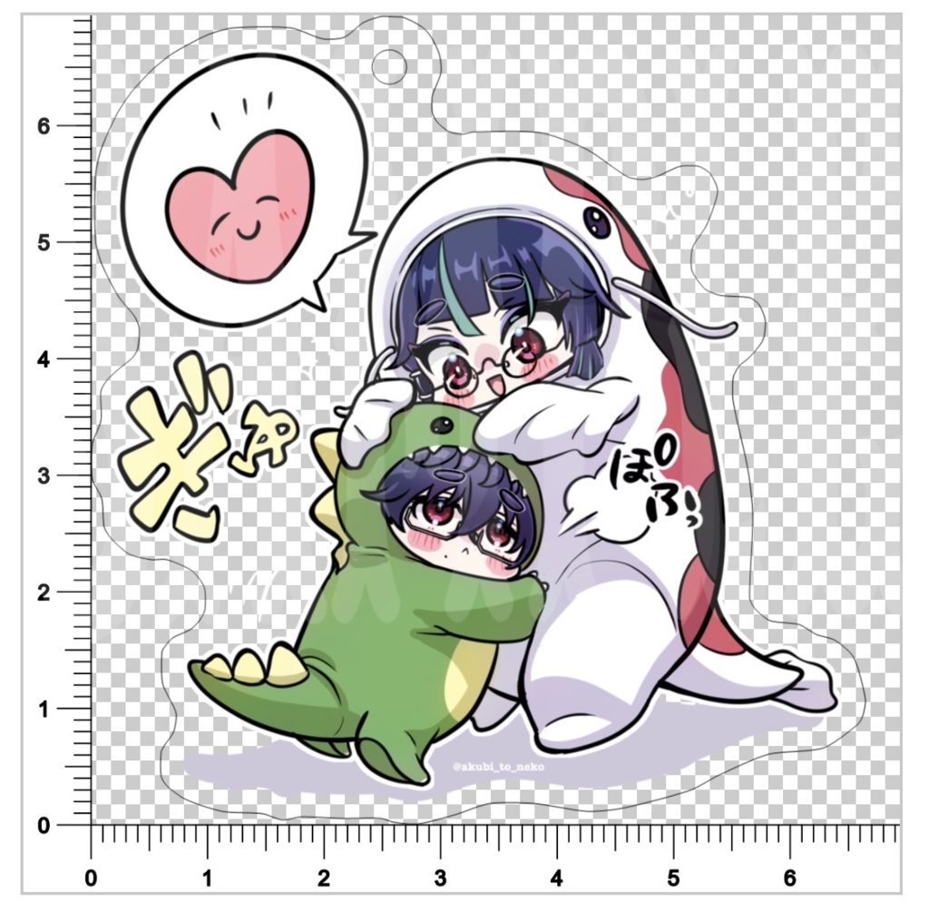 アクキー/着ぐるみ桐崎兄弟