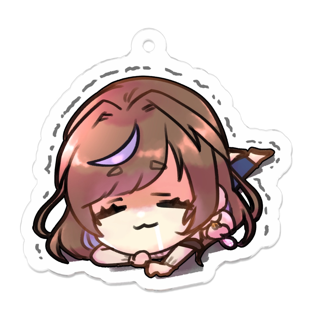 ぷるぷるみこさんアクリルキーホルダー