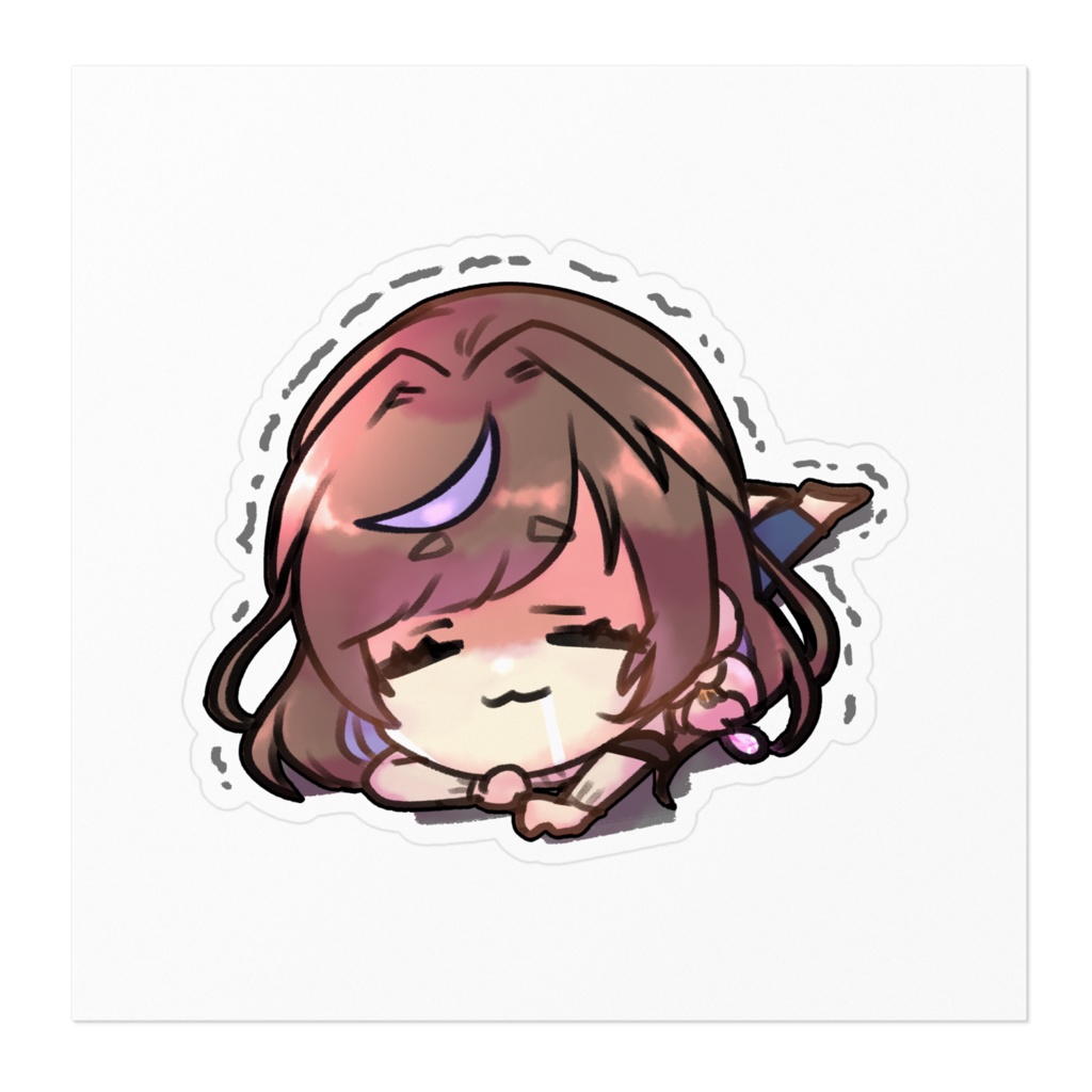 ぷるぷるみこさんステッカー