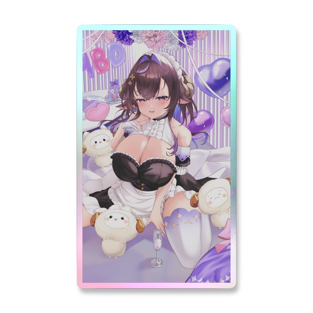 群咲みこ誕生日2026オーロラスマホステッカー