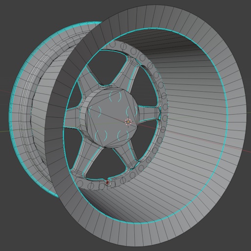 【VRChat向け】6本3ピースホイール Schneien