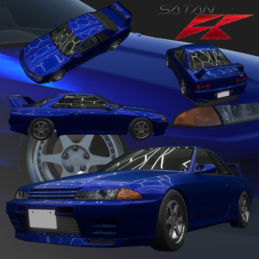 【3Dモデル】BR32用ボディキット『SatanBR』