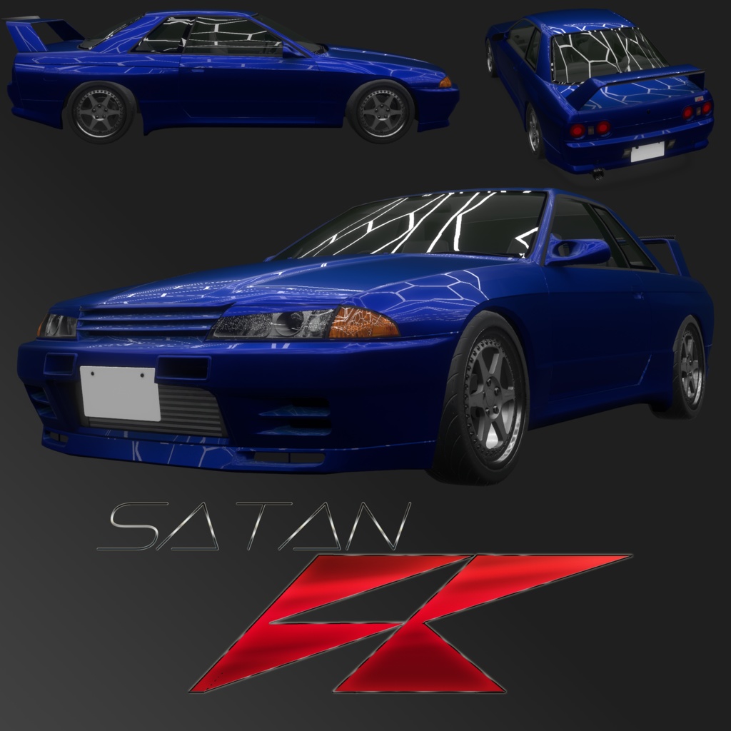 【3Dモデル】BR32用ボディキット『SatanBR』