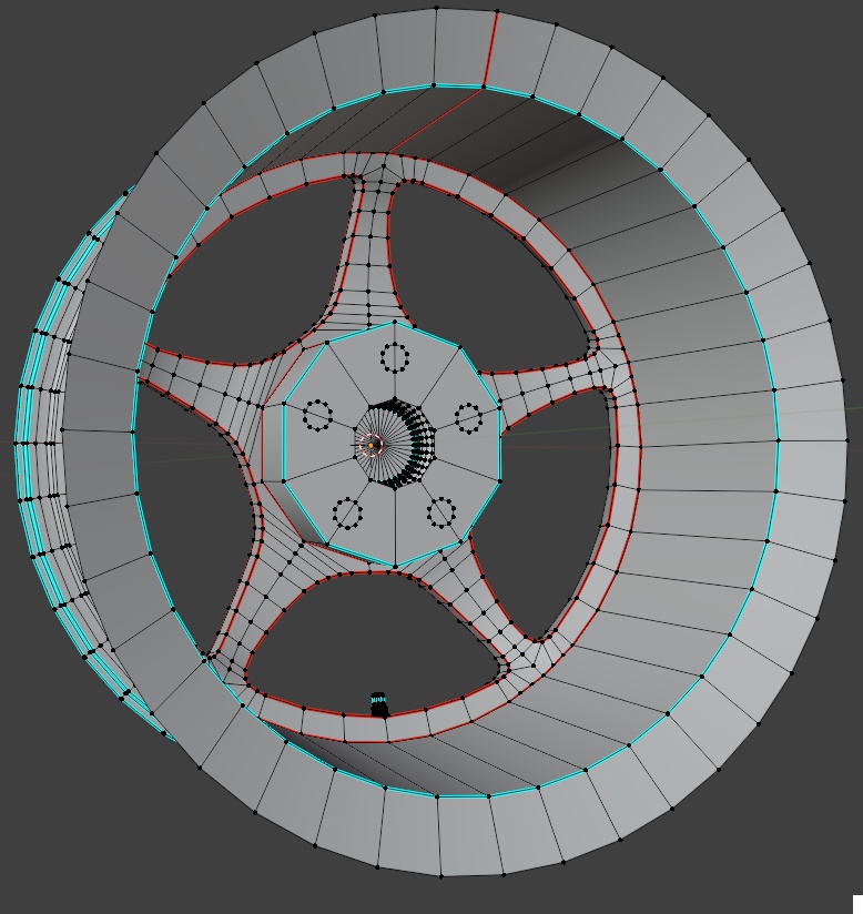 【VRChat向け】5本1ピースホイール 『RA01』