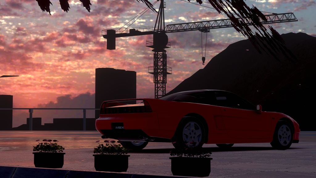 【VRChat向け・CHIKUWA VEHICLE SYSTEM 2対応】90年代スーパーカー『MSX』