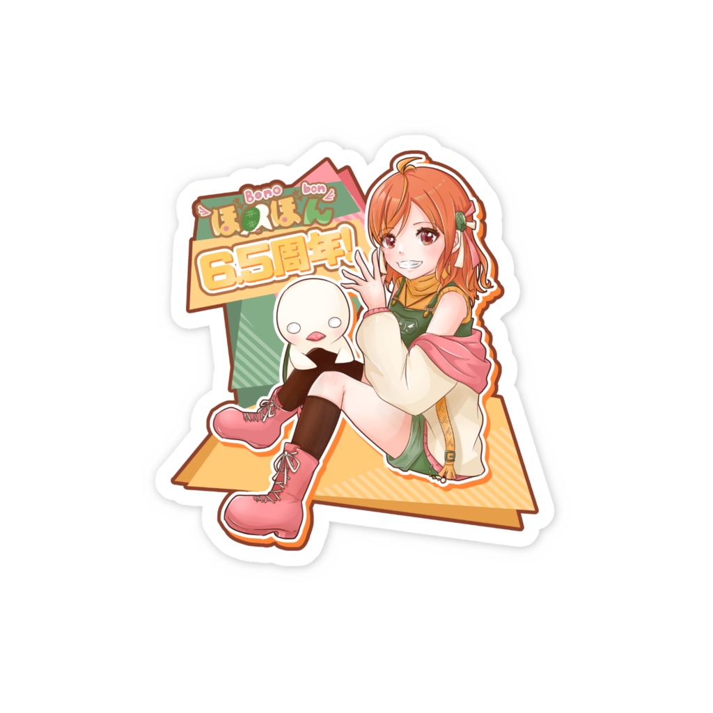 6.5周年記念スマホステッカー