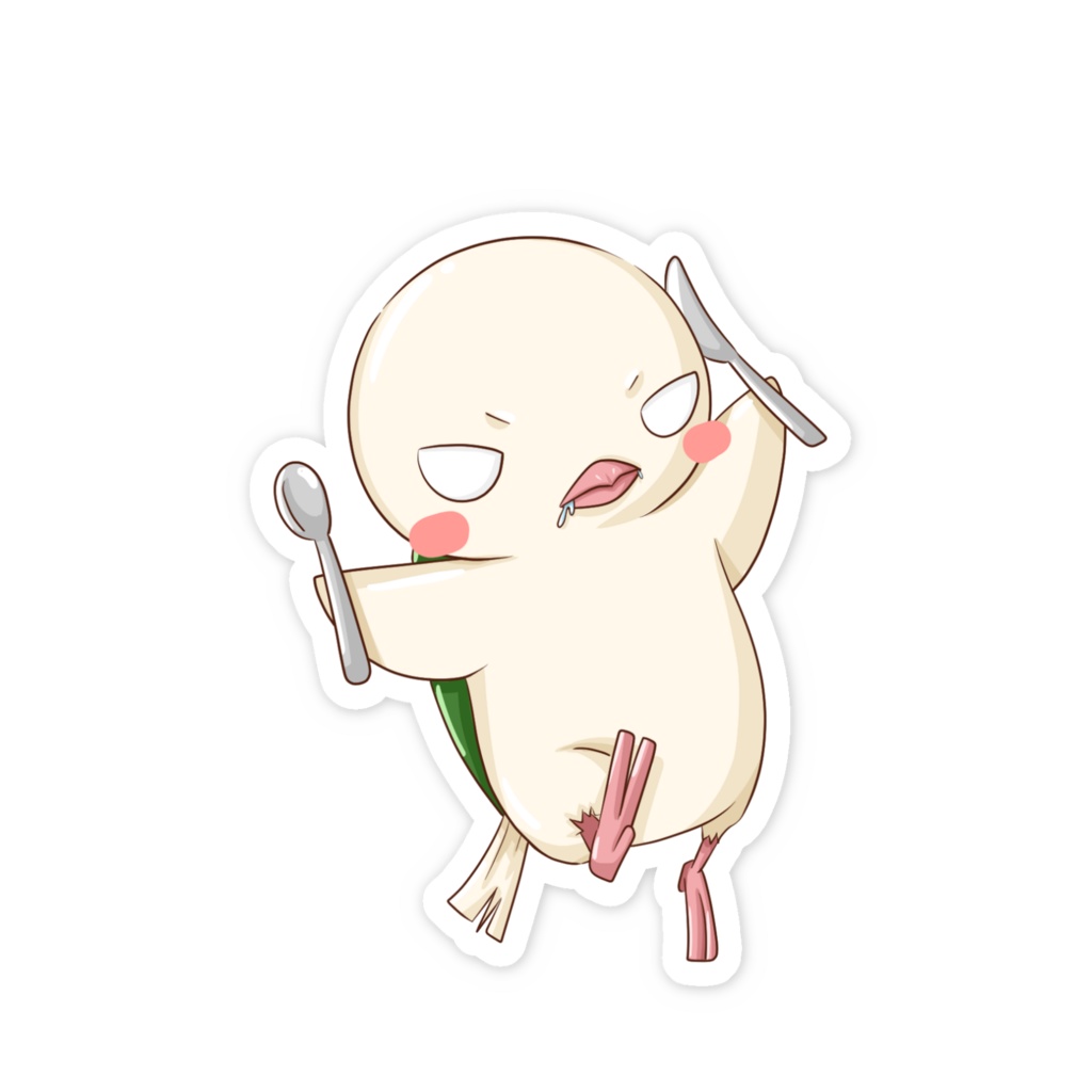 おつカレーぼのすけスマホステッカー