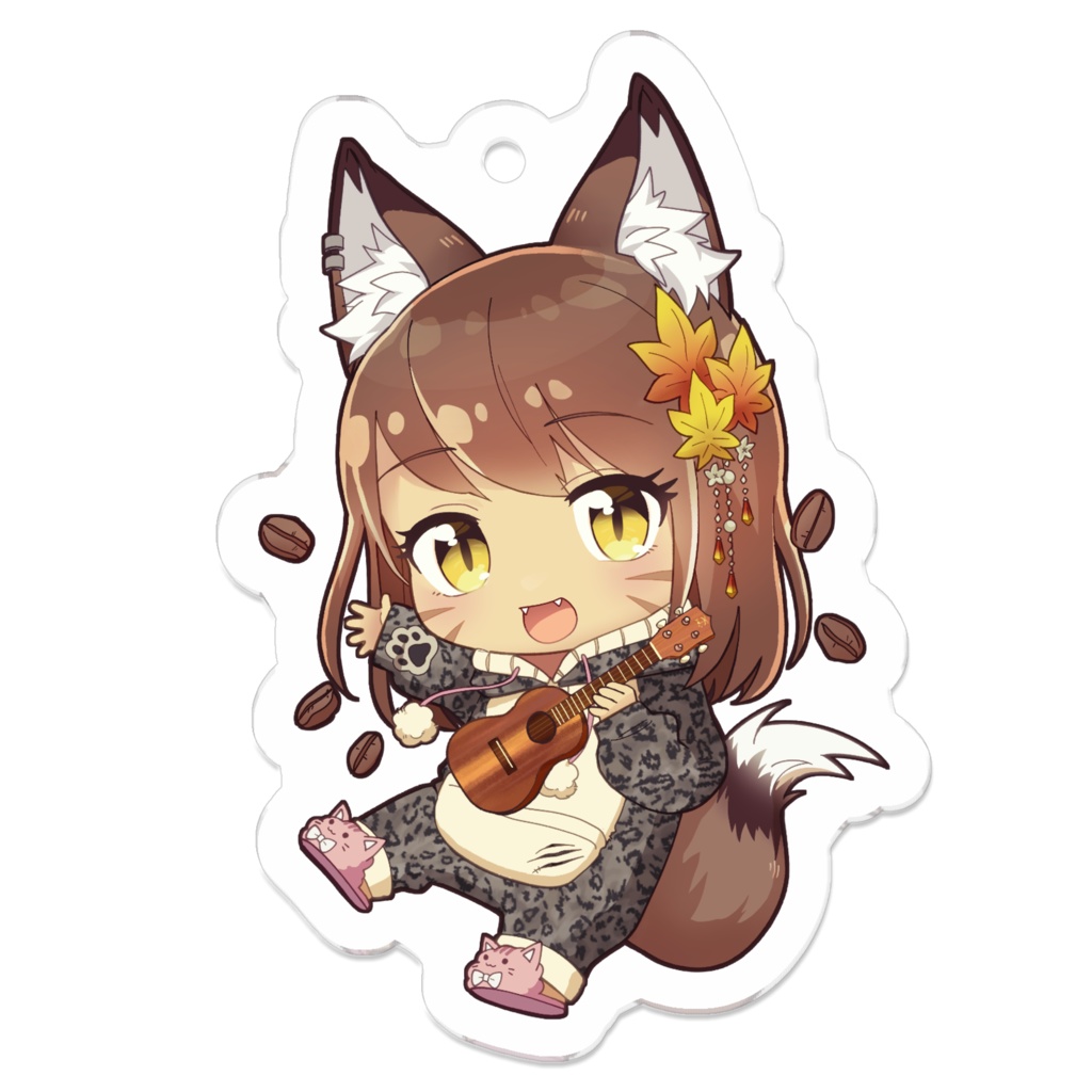 ひすいねこアクキー